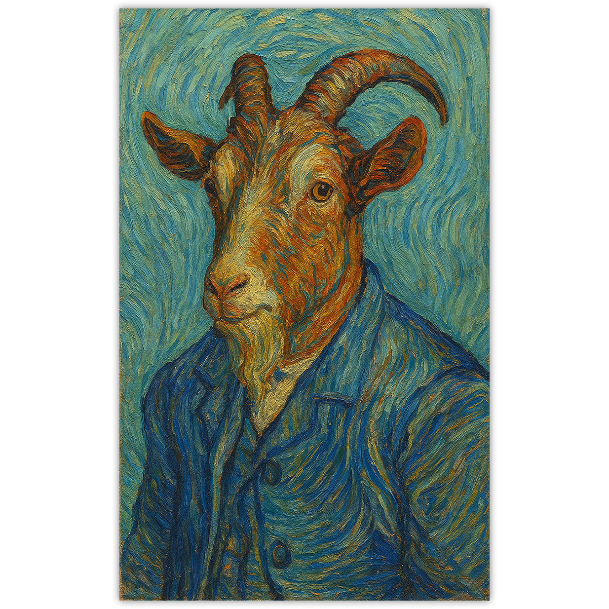 Vincent Van Goat Sticker - Shady Front
