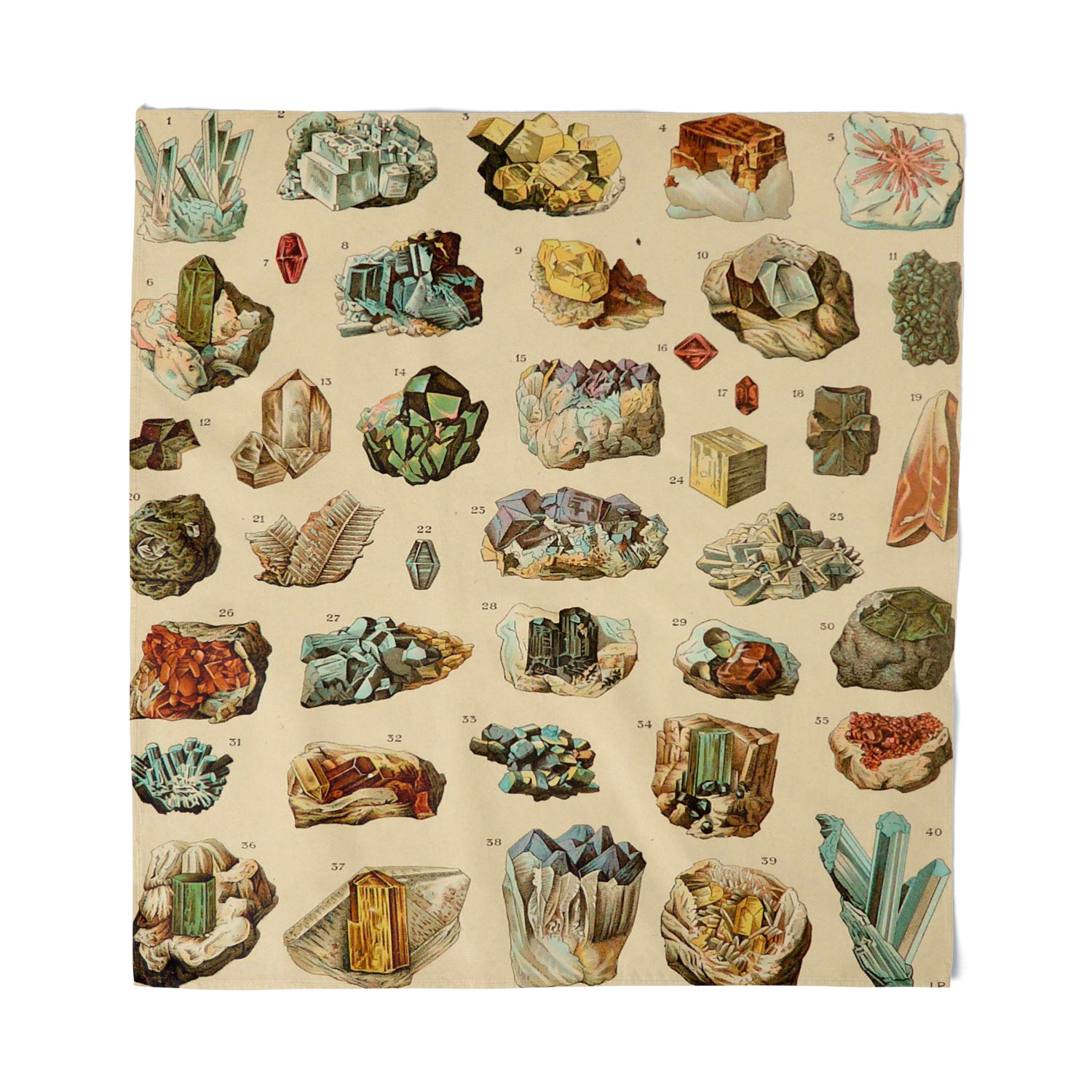 Vintage Crystal Bandana - Shady Front