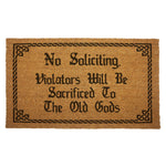 Violators Will Be Sacrificed Door Mat