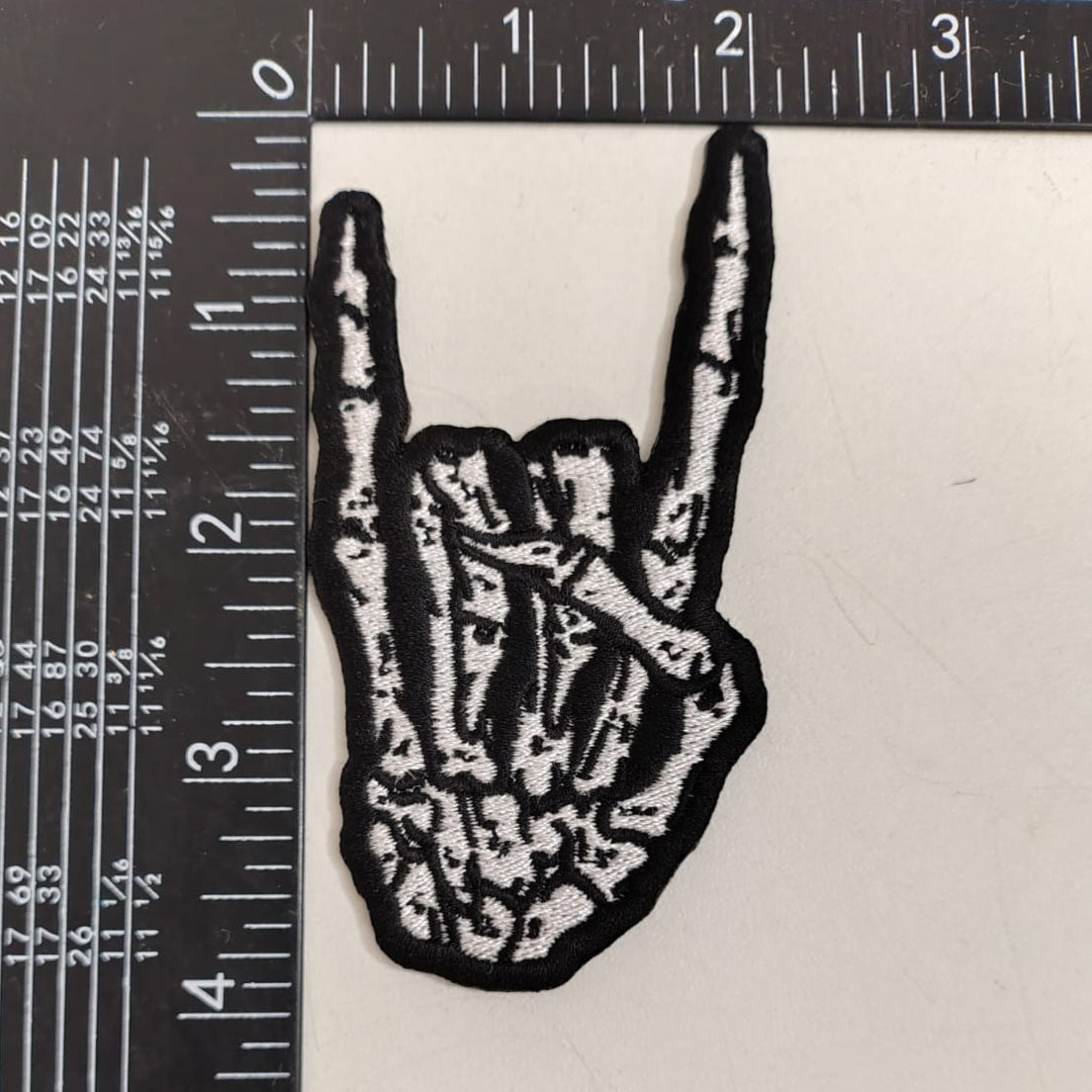 Skeleton Rock Hand Patch - Shady Front