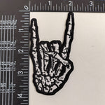 Skeleton Rock Hand Patch