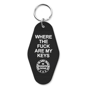 Where the F--k Are My Keys Room Keychain - Shady Front
