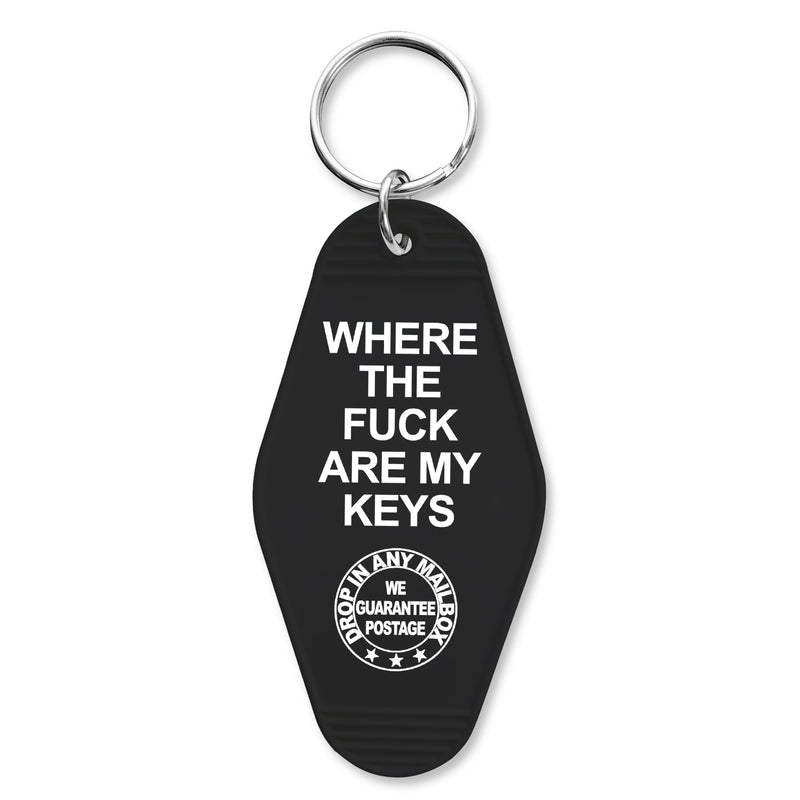Where the F--k Are My Keys Room Keychain Wholesale Supplier - Shady Front