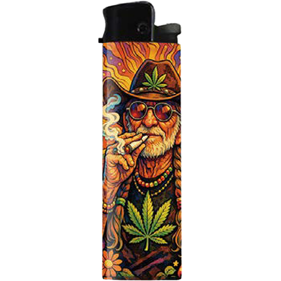 Willie the Cosmic Cowboy Lighter - Shady Front