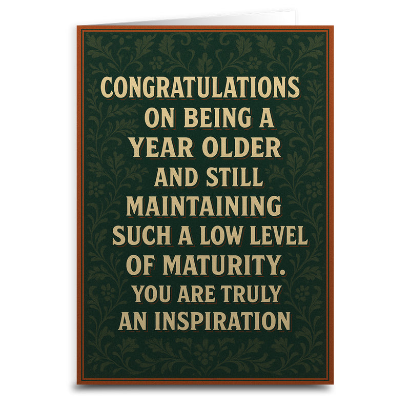You Are Truly an Inspiration Birthday Card Wholesale Supplier - Shady Front