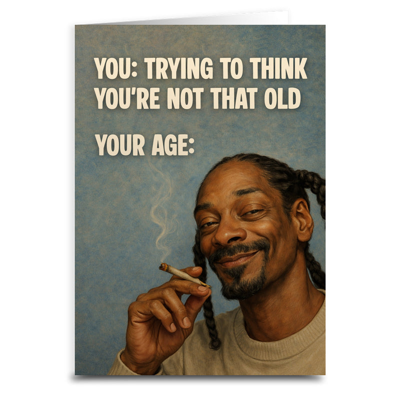 Your Age is High Birthday Card Wholesale Supplier - Shady Front