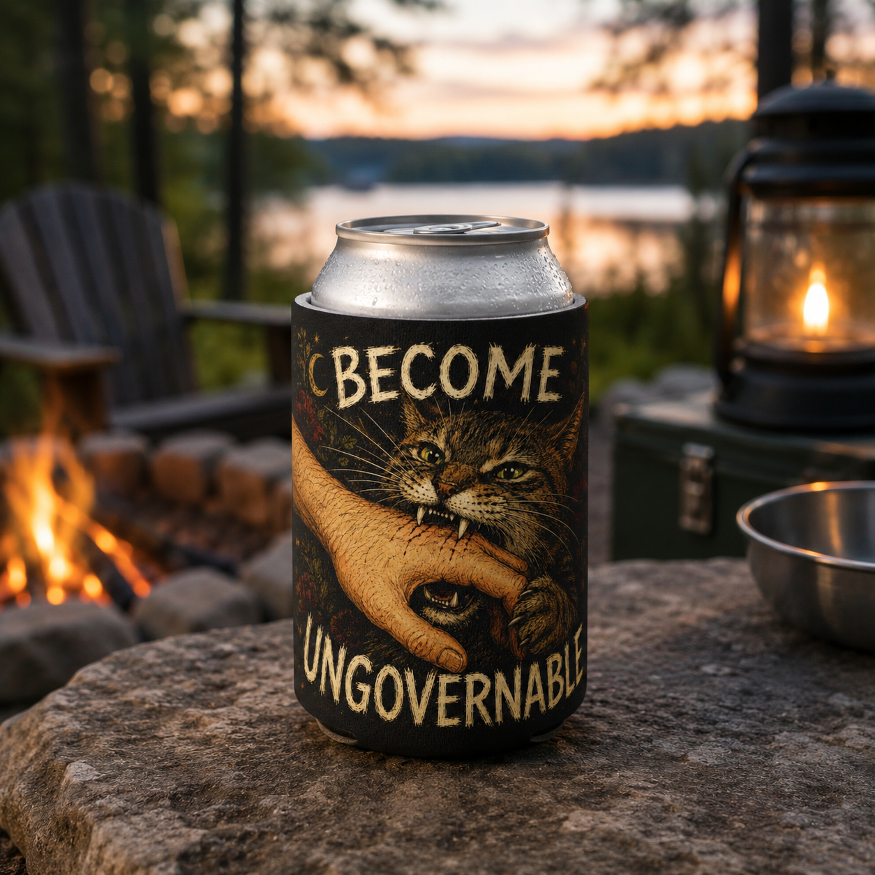 Wholesale Become Ungovernable Can Cooler - Shady Front