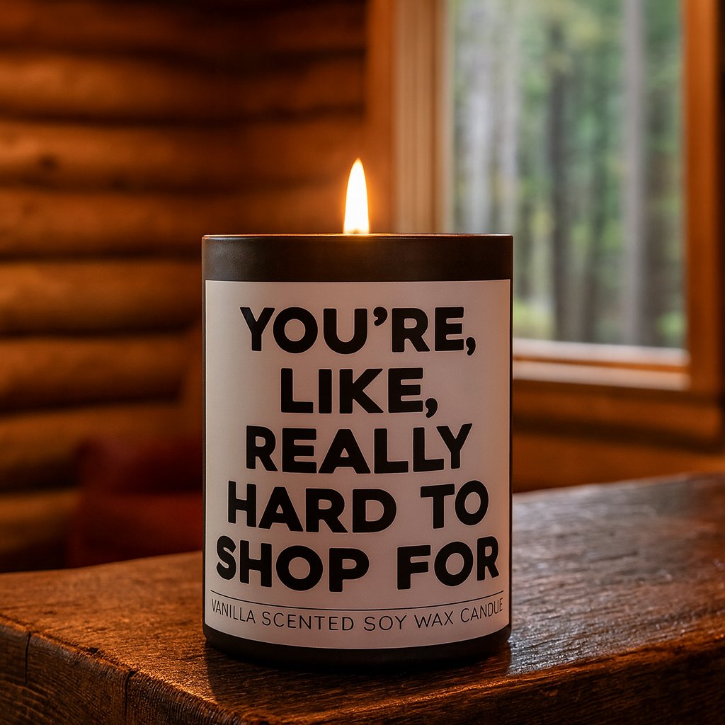 You're Like, Really Hard to Shop For Scented Candle - Shady Front