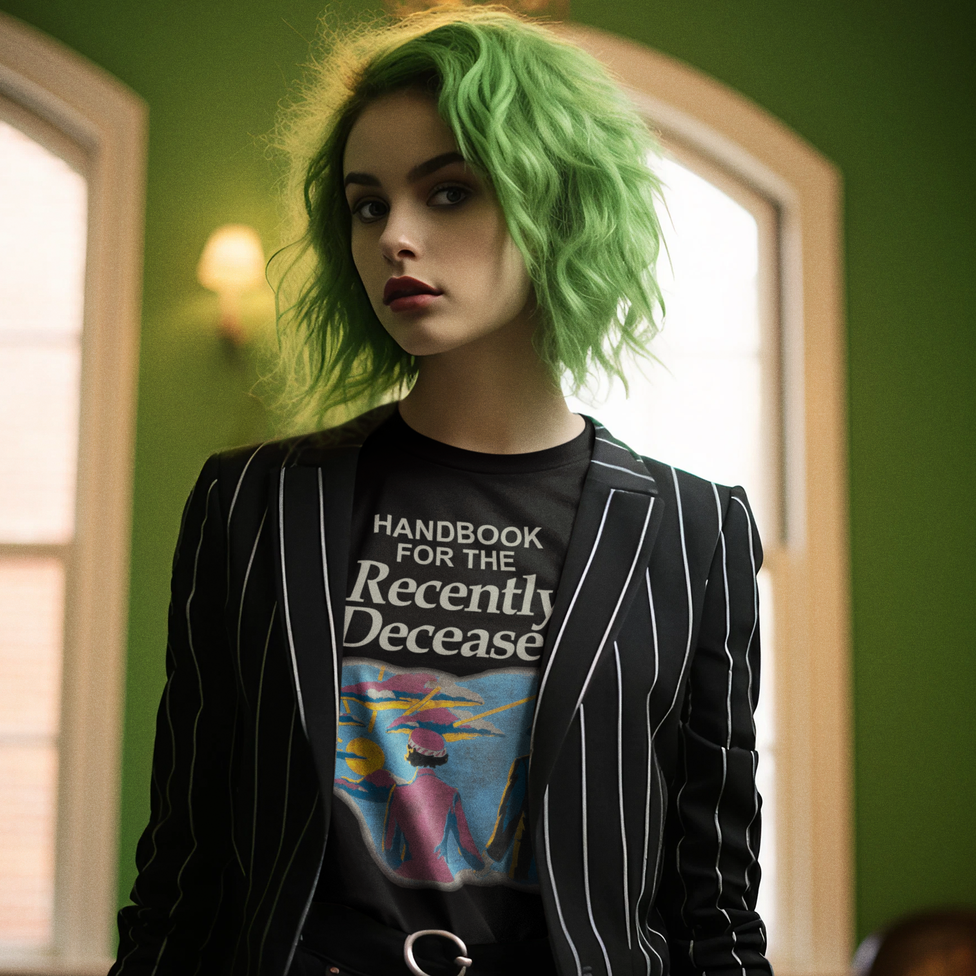 Handbook for the Recently Deceased T-Shirt - Shady Front