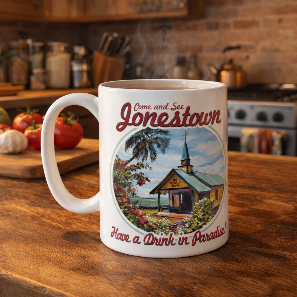 Come and See Jonestown Mug - Shady Front