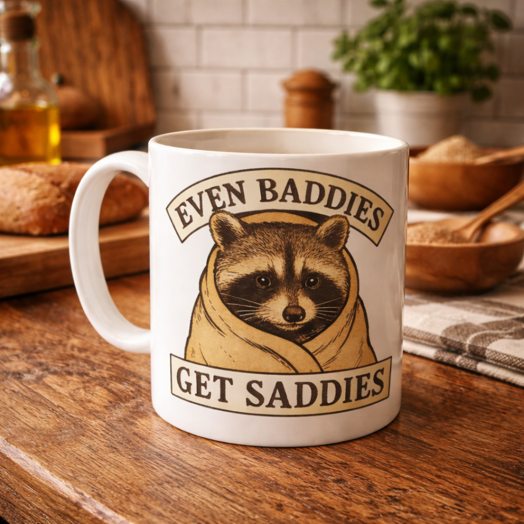 Even Baddies Get Saddies Mug - Shady Front