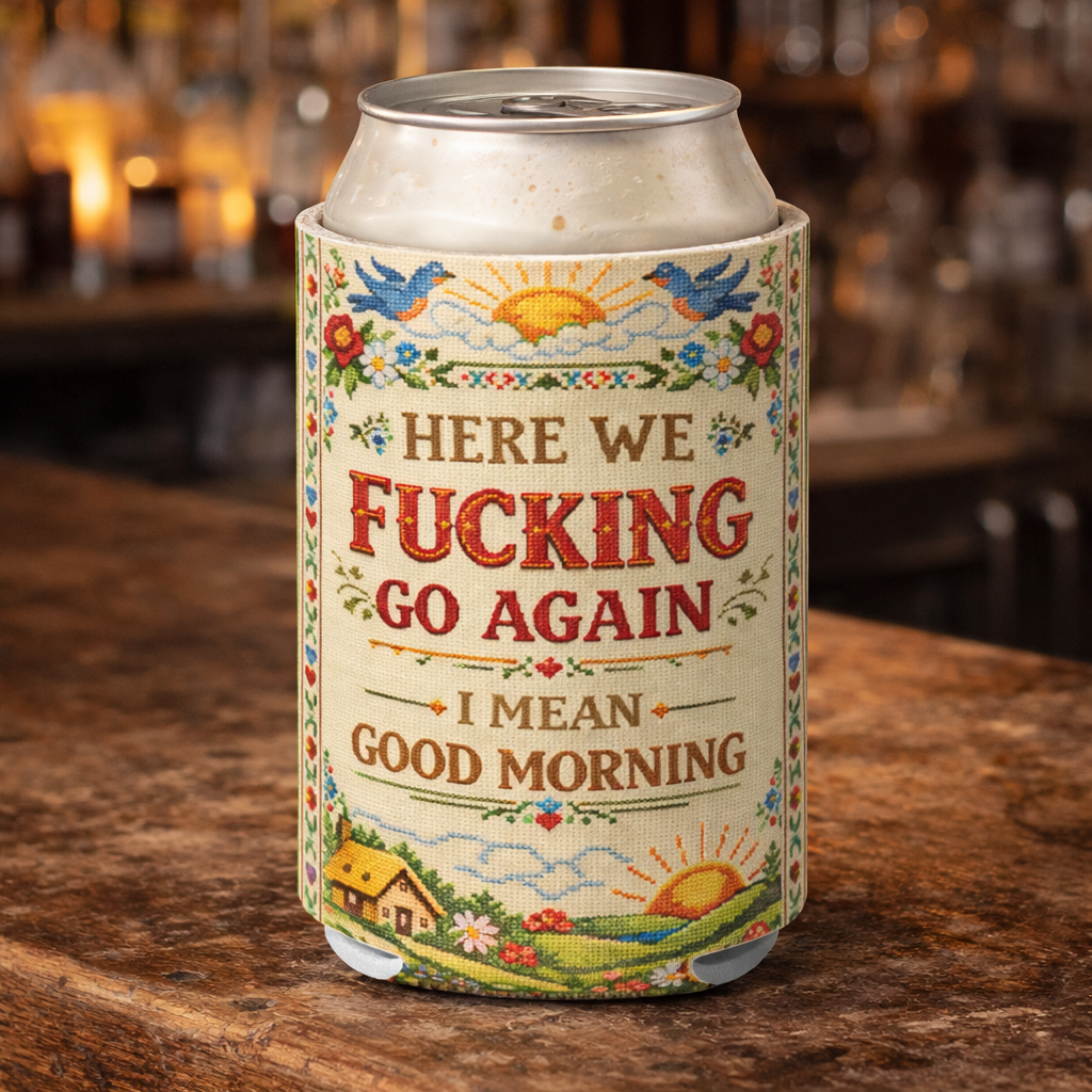 Here We Go Again Can Cooler - Shady Front