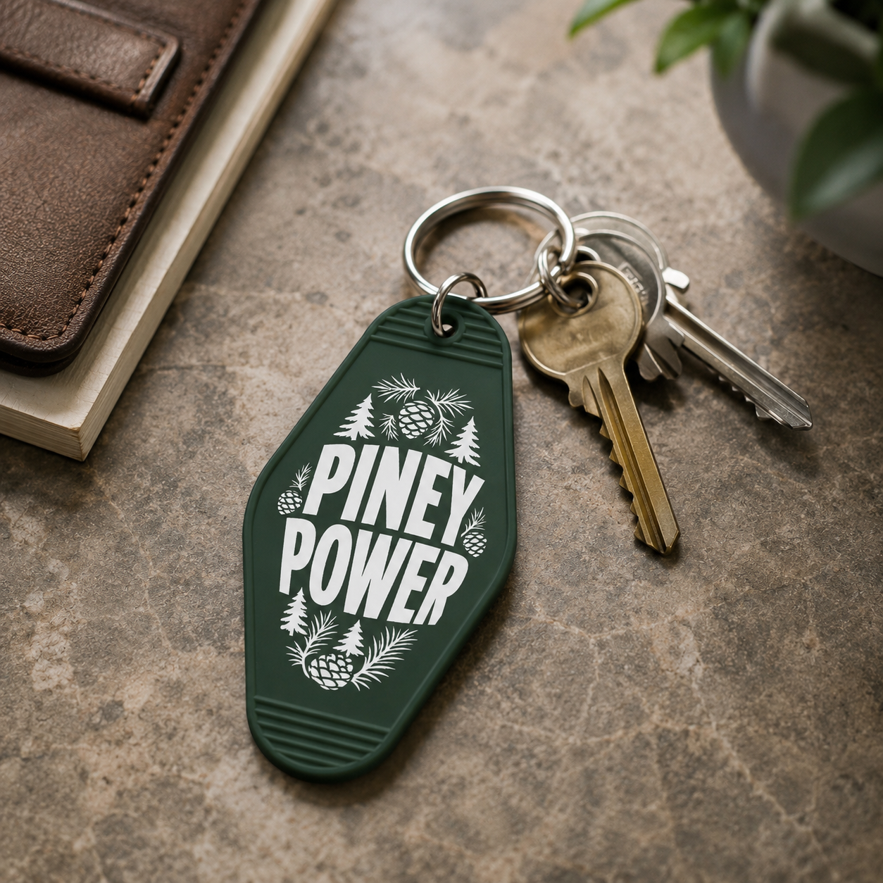 Wholesale Piney Power Room Keychain - Shady Front