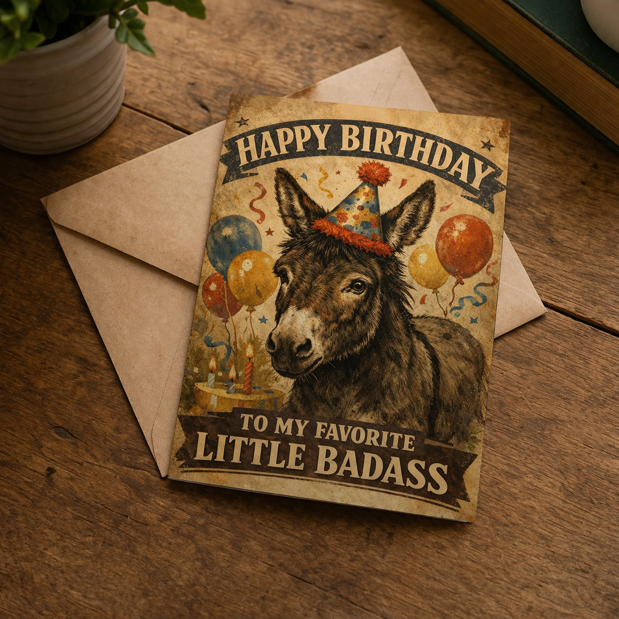 Happy Birthday to My Favorite Badass Card - Shady Front