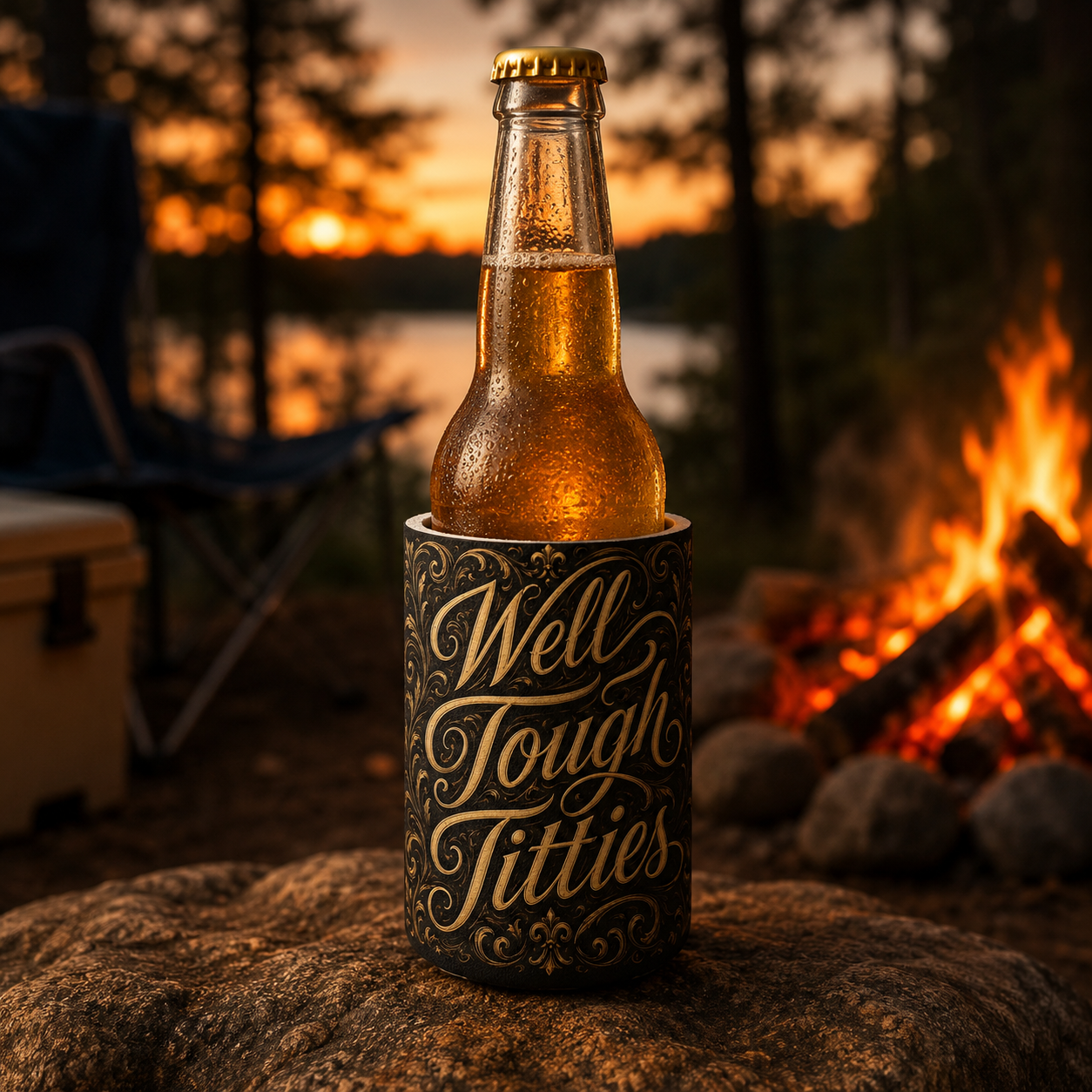 Wholesale Well Tough T-tties Can Cooler - Shady Front