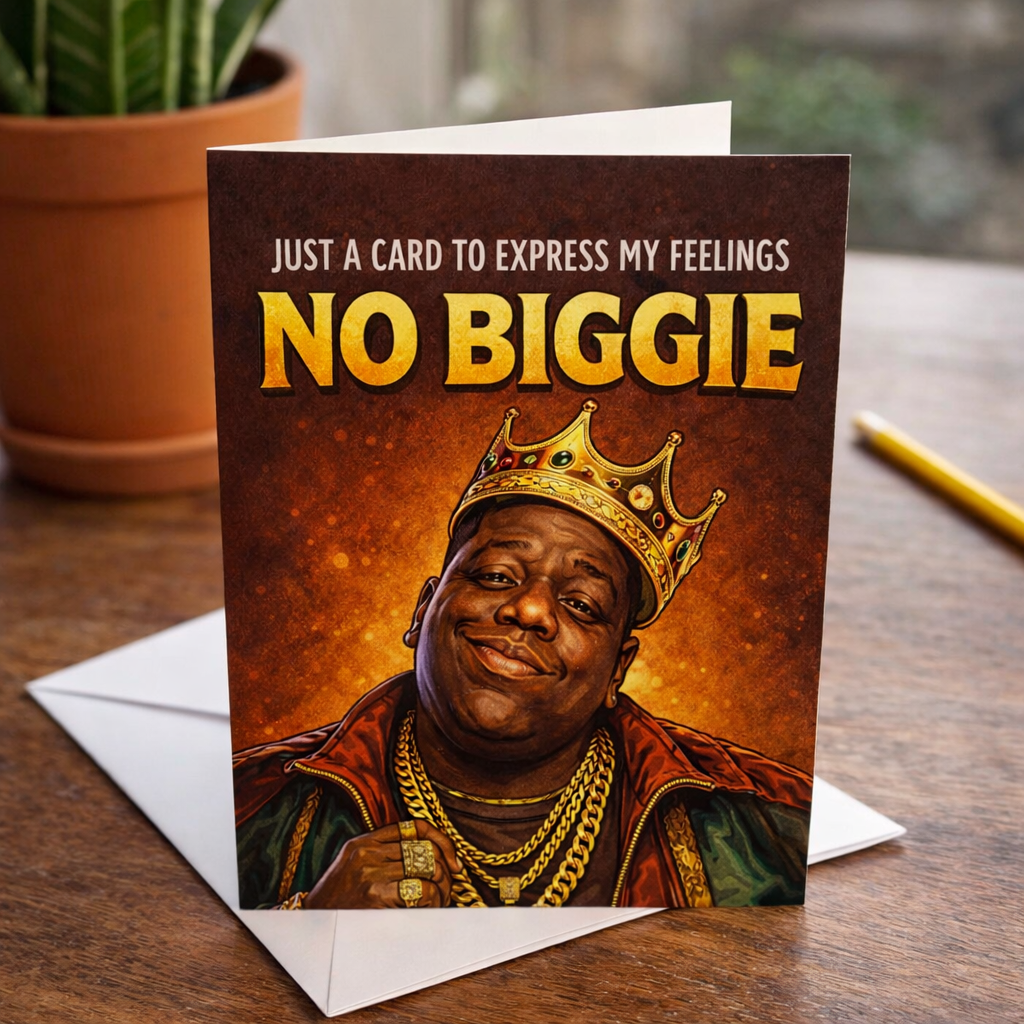 Just a Card, No Biggie Card - Shady Front