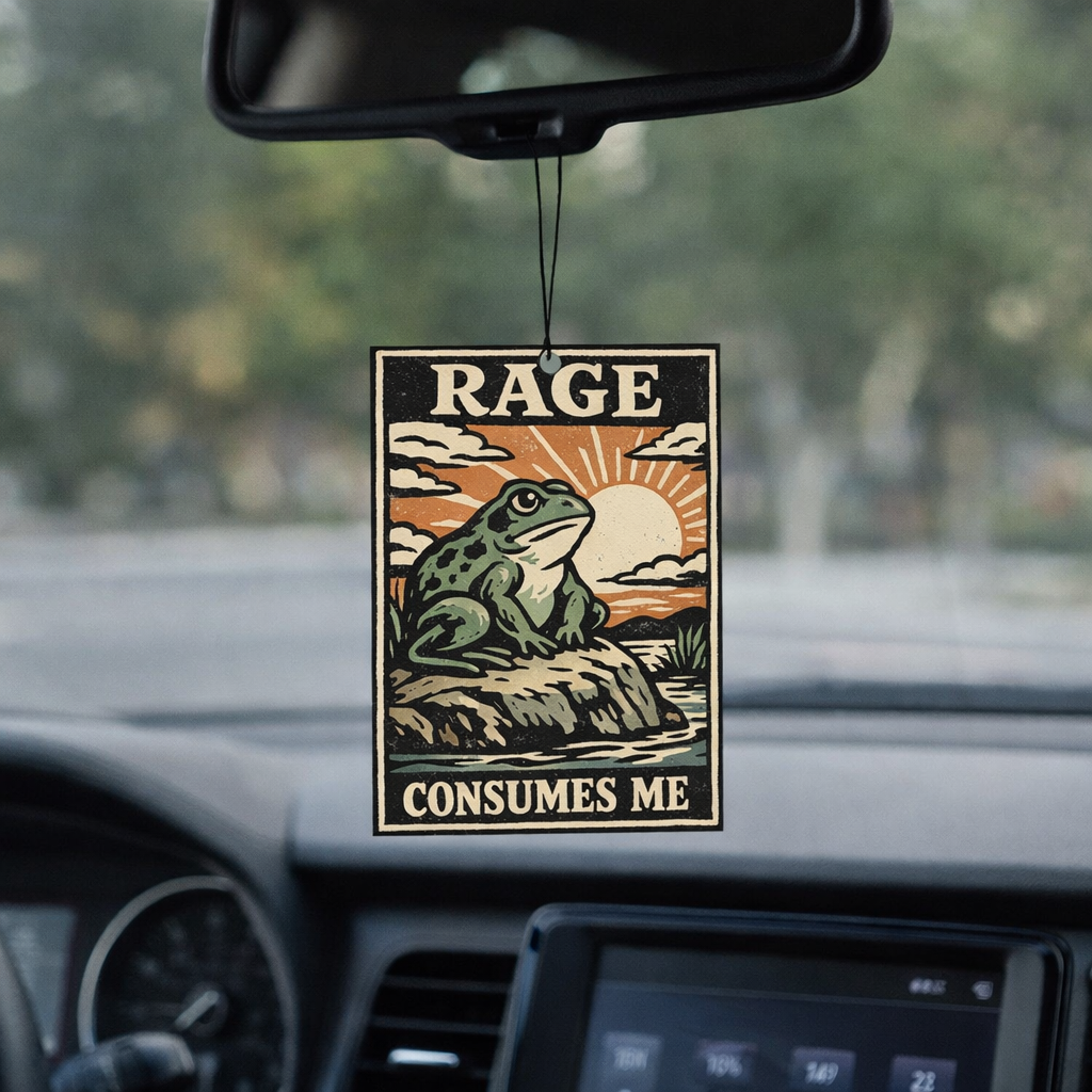 Rage Consumes Me Air Freshener - Shady Front