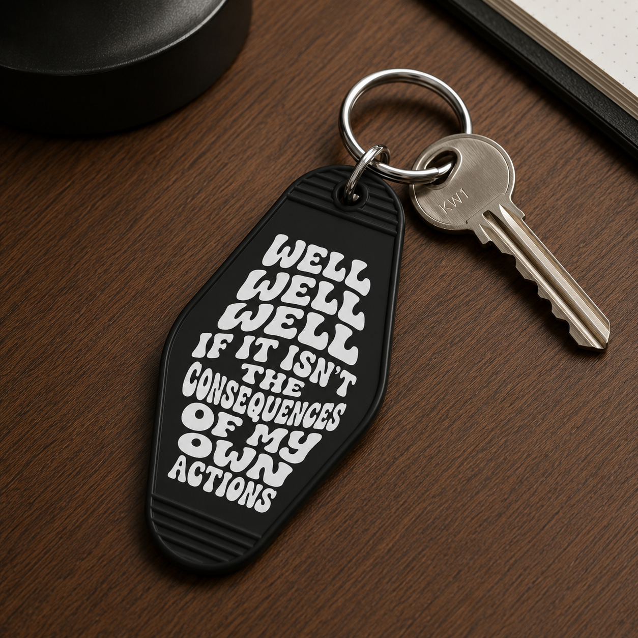 Wholesale Well If It Isn't the Consequences Room Keychain - Shady Front