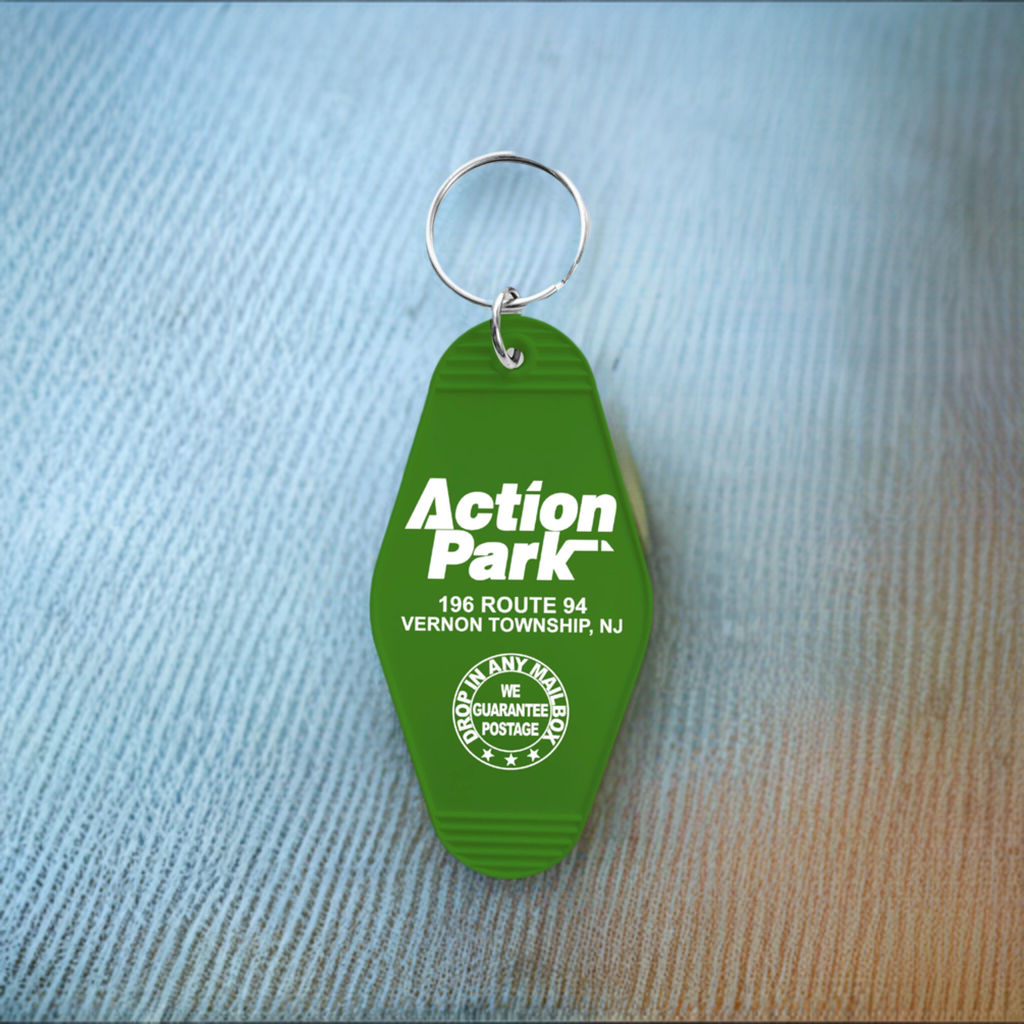 Action Park Room Keychain - Shady Front