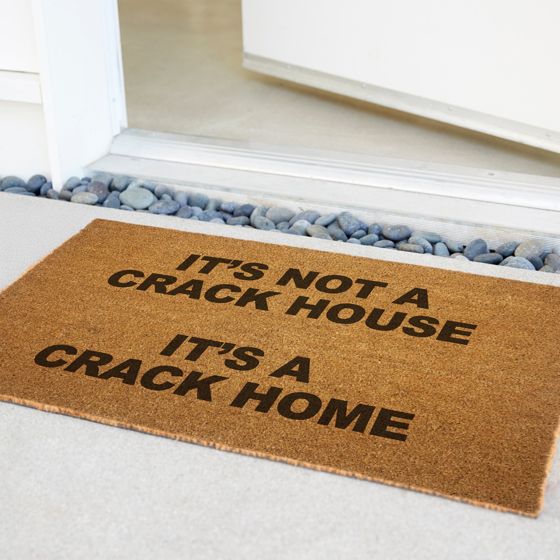 It's A Crack Home Door Mat - Shady Front