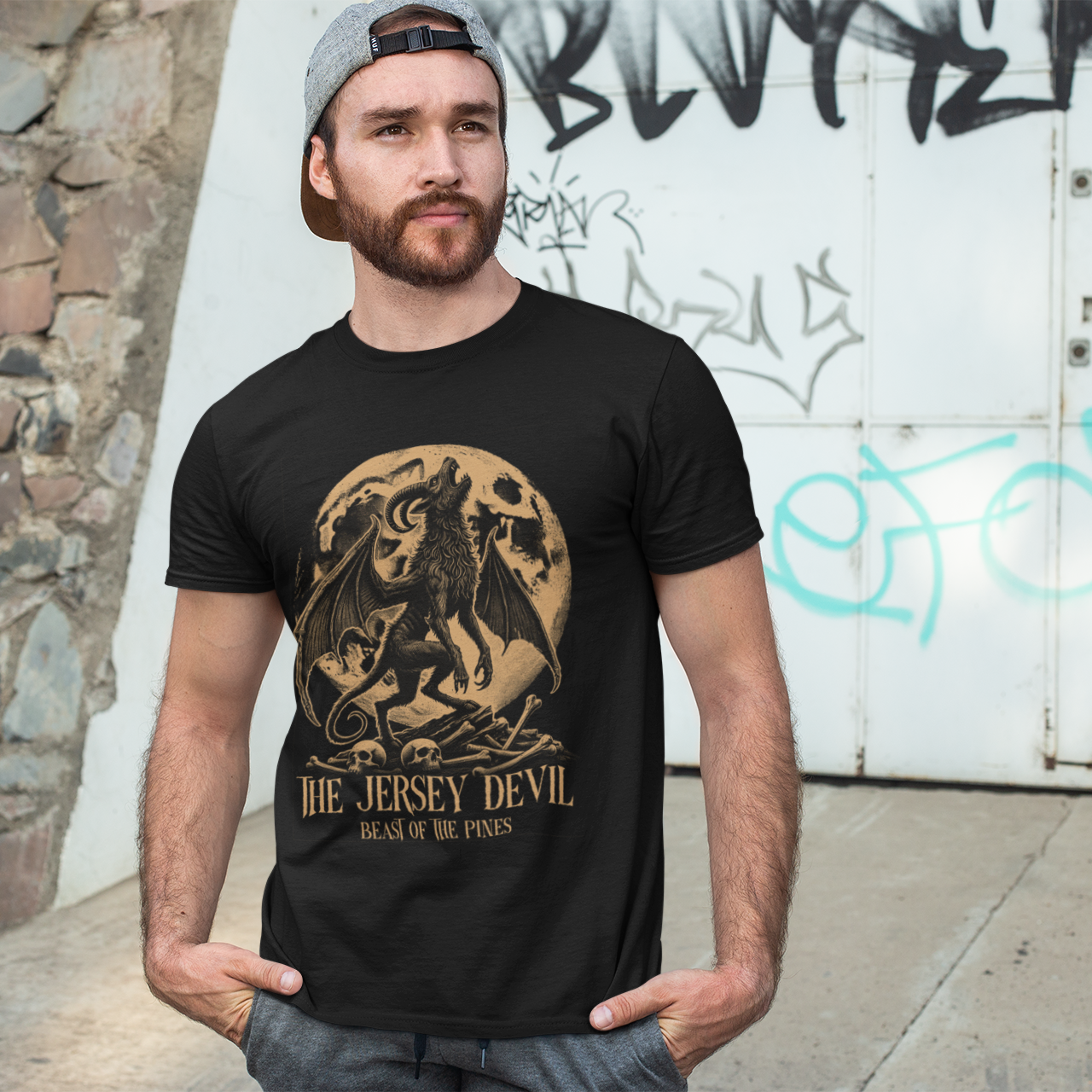 Jersey Devil Beast of the Pines T-Shirt - Shady Front