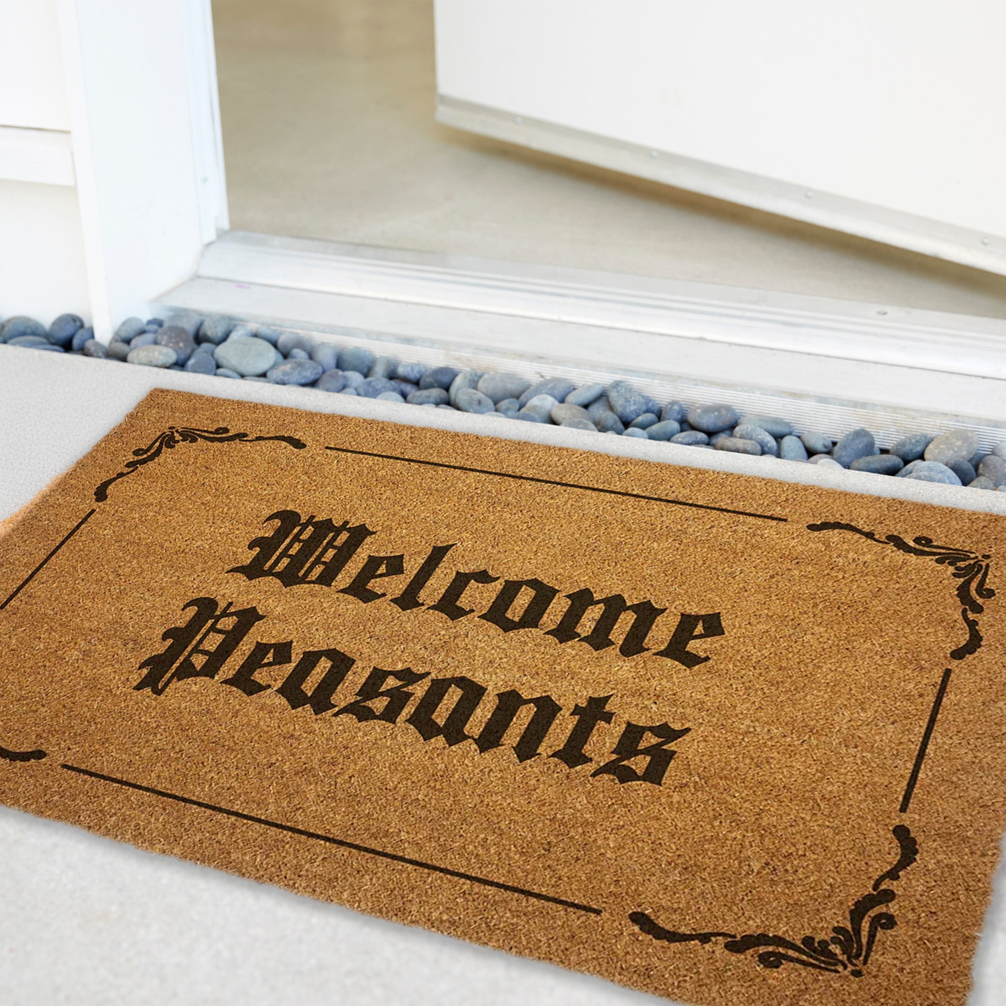 Welcome Peasants Door Mat - Shady Front