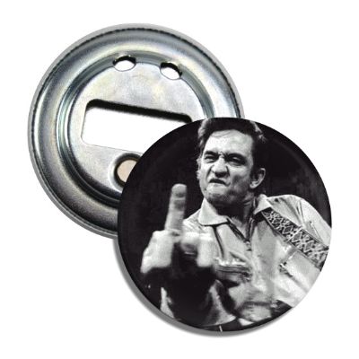Johnny Cash Magnet Bottle Opener