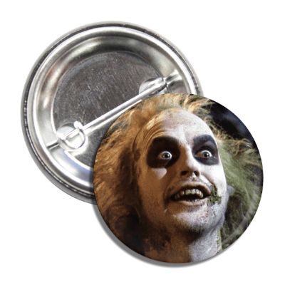 Beetlejuice Button - Shady Front