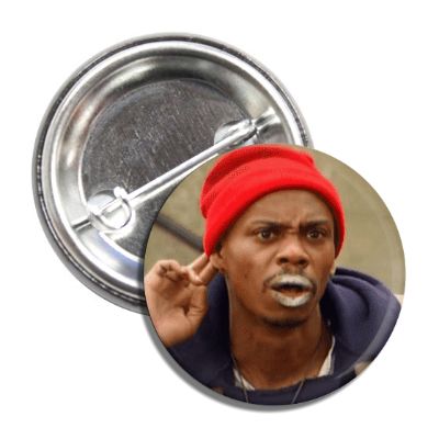 Tyrone Biggums Button - Shady Front