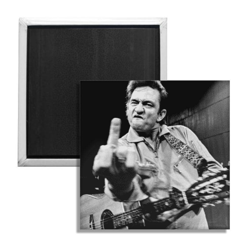 Johnny Cash Fridge Magnet - Shady Front