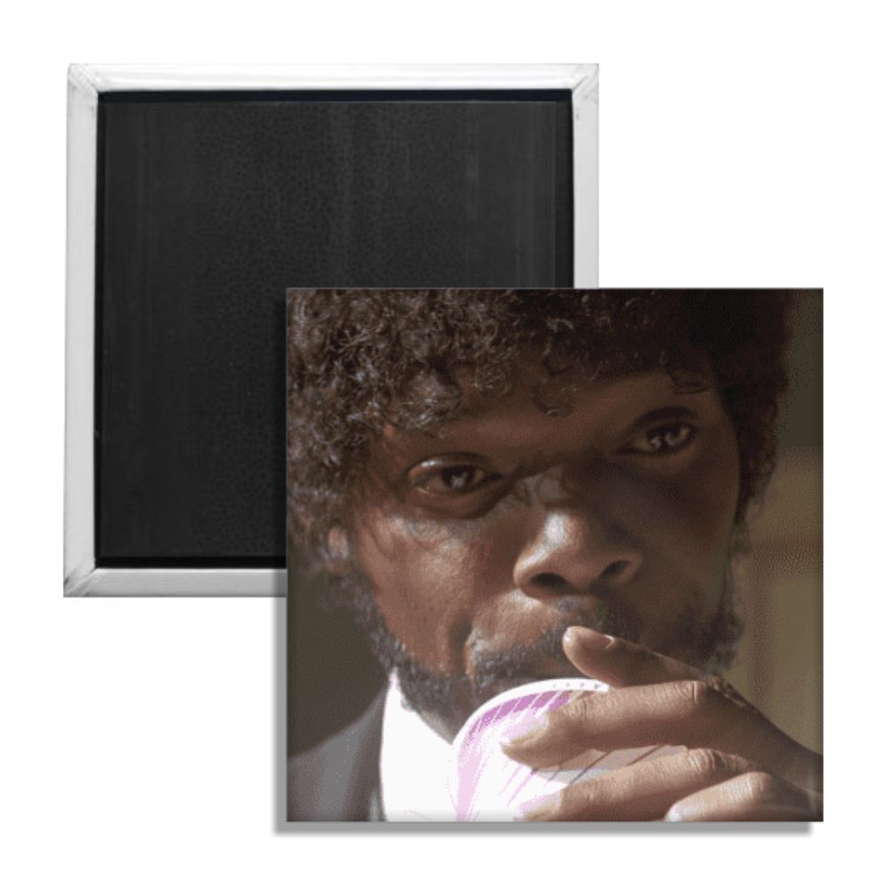 Sam Jackson "Pulp Fiction" Fridge Magnet - Shady Front