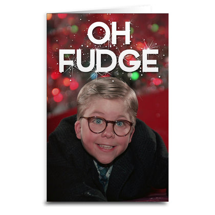 A Christmas Story 'Oh Fudge'  Card