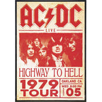 AC/DC 1979 Tour Poster Print