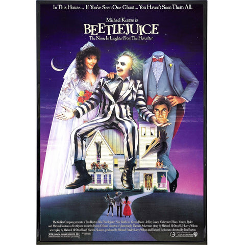 Beetlejuice Film Poster Print - Shady Front
