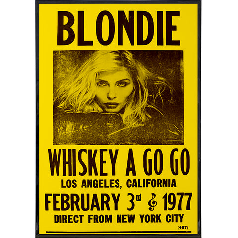 Blondie 1977 Show Poster Print
