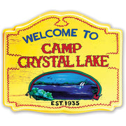 Camp Crystal Lake Car Magnet - Shady Front