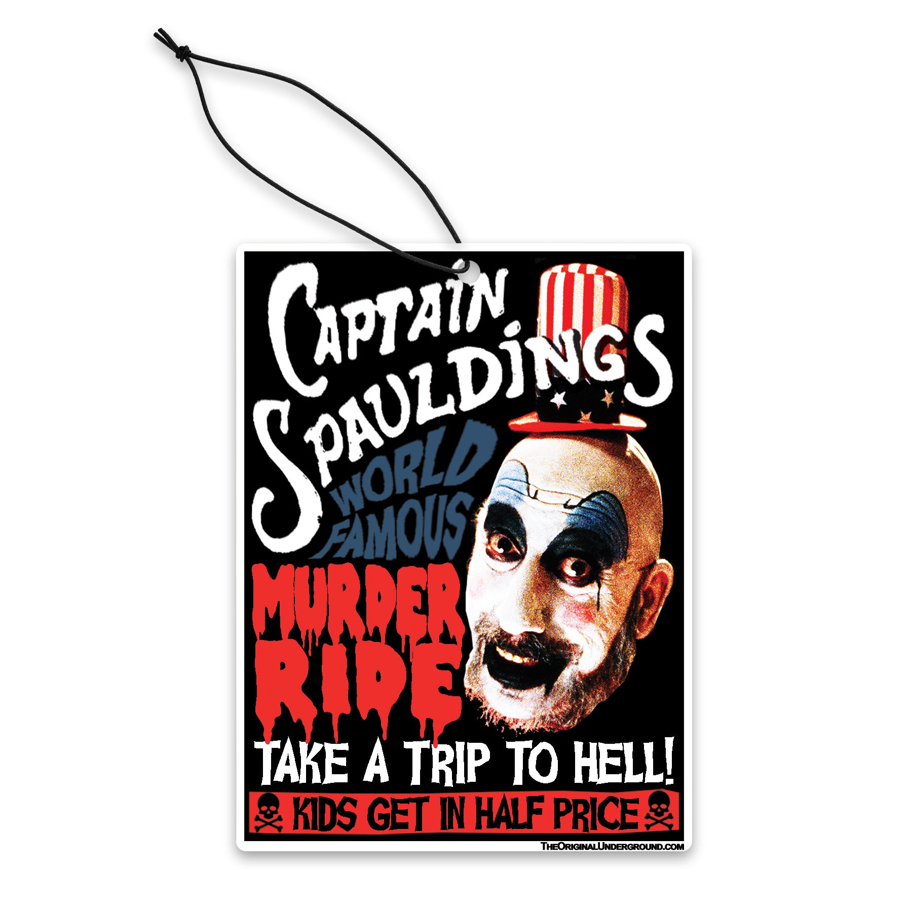 Captain Spaulding's Murder Ride Air Freshener - Shady Front