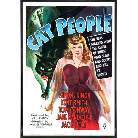 Cat People Film Poster Print - Shady Front