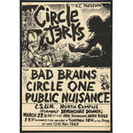 Circle Jerks 1981 Show Poster Print