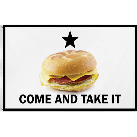 Taylor Ham Pork Roll "Come and Take It" Flag
