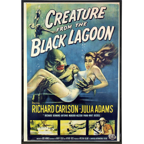 Creature from the Black Lagoon Film Poster Print - Shady Front