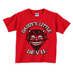 Daddy's Little Devil Kids Shirt