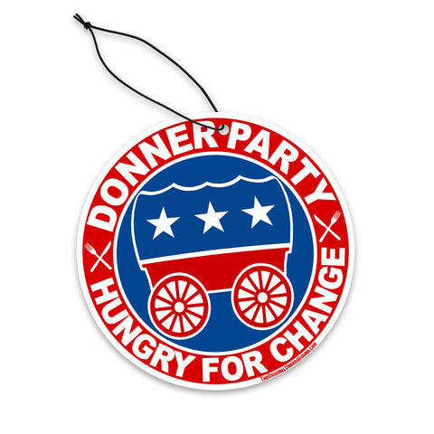 Donner Party "Hungry for Change" Air Freshener