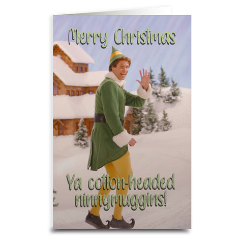 Elf "Merry Christmas" Card