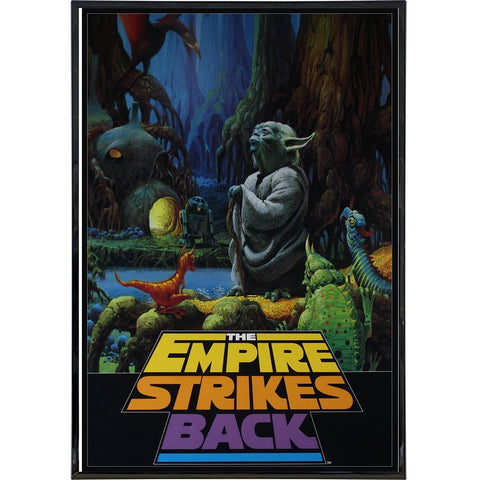 Empire Strikes Back "Yoda" Film Poster Print - Shady Front / Wholesale Prints, Patches, Buttons, Greetings Cards, New Jersey Apparel, Stickers, Accessories