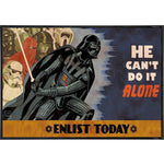 Enlist With Darth Vader Poster Print - Shady Front