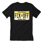License Plate "FCK-OFF" Guys Shirt