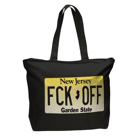License Plate "FCK-OFF" Bag