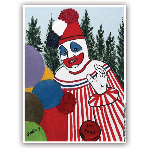 Gacy "Pogo the Clown" Sticker