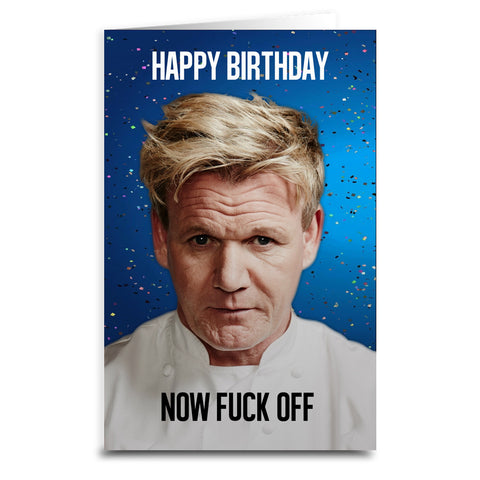 Gordon Ramsay Happy Birthday Card